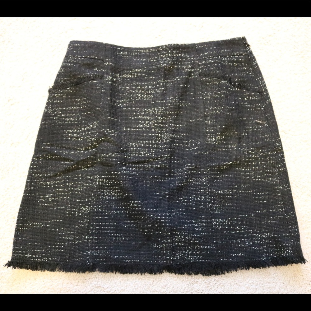 Black & White Stitched Skirt